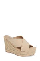 Women's Charles By Charles David Leilani Espadrille Slide Sandal .5 M - Beige