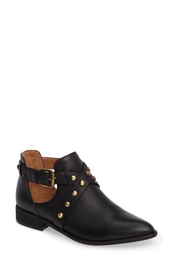 Women's Corso Como Doon Studded Cross Strap Bootie .5 M - Black