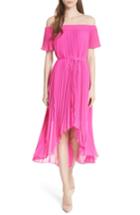 Women's Ted Baker London Melli Off The Shoulder Pleat Dress - Pink