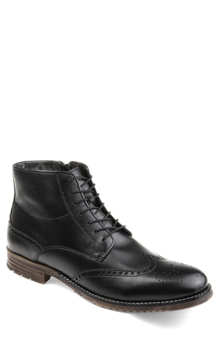 Men's Thomas And Vine Ryker Wingtip Boot M - Black