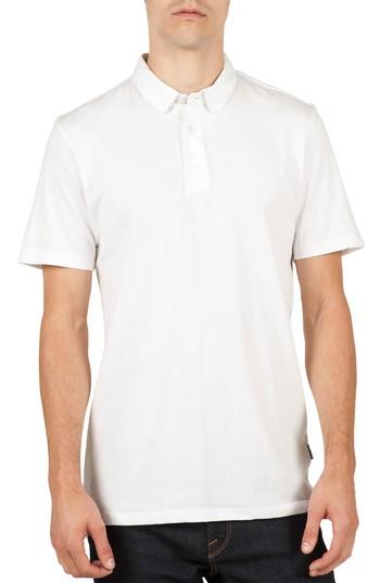 Men's Volcom Wowzer Polo, Size - White
