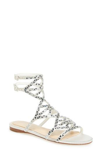 Women's Imagine Vine Camuto Rettle Embellished Sandal M - Ivory