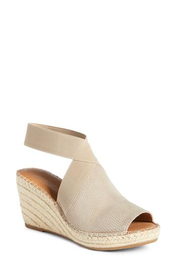 Women's Gentle Souls Colleen Espadrille Wedge .5 M - Grey