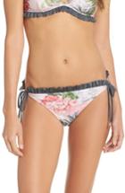 Women's Ted Baker London Palace Gardens String Bikini Bottoms - Pink