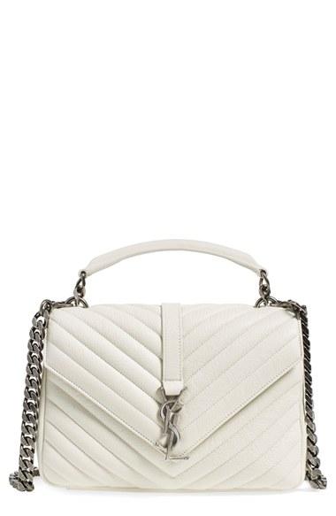 Saint Laurent 'medium Monogram' Quilted Leather Shoulder Bag