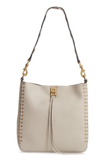 Rebecca Minkoff Small Darren Deerskin Leather Feed Bag - Beige