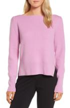 Women's Nordstrom Signature Waffle Stitch Cashmere Sweater - Pink
