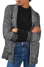 Women's Topshop Boucle Jersey Boyfriend Blazer Us (fits Like 0) - Grey