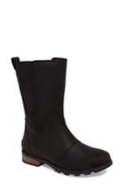 Women's Sorel Emelie Waterproof Boot M - Black