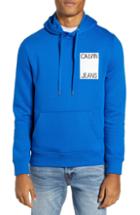 Men's Calvin Klein Jeans Stacked Logo Hoodie - Blue