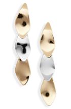 Women's Halogen Two-tone Linear Drop Earrings