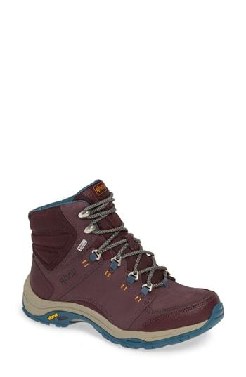 Women's Ahnu By Teva Montara Iii Waterproof Hiking Boot M - Purple