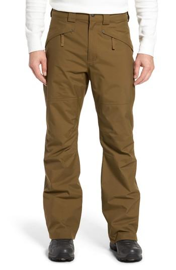 Men's The North Face Straight Six Waterproof Snow Pants R - Green