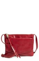 Hobo Amble Leather Crossbody Bag - Red