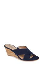 Women's Charles By Charles David Grady Slide Sandal .5 M - Blue