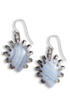 Women's Cynthia Desser Blue Lace Agate Drop Earrings