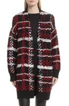 Women's Rag & Bone Dawson Plaid Knit Coat - Red