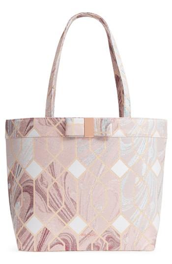 Ted Baker London Sea Of Clouds Satin Shopper -
