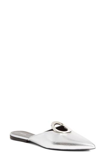Women's Proenza Schouler Pointy Toe Mule .5us / 36.5eu - Metallic
