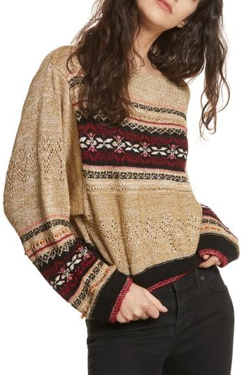 Women's Free People Ski Lake Sweater - Beige