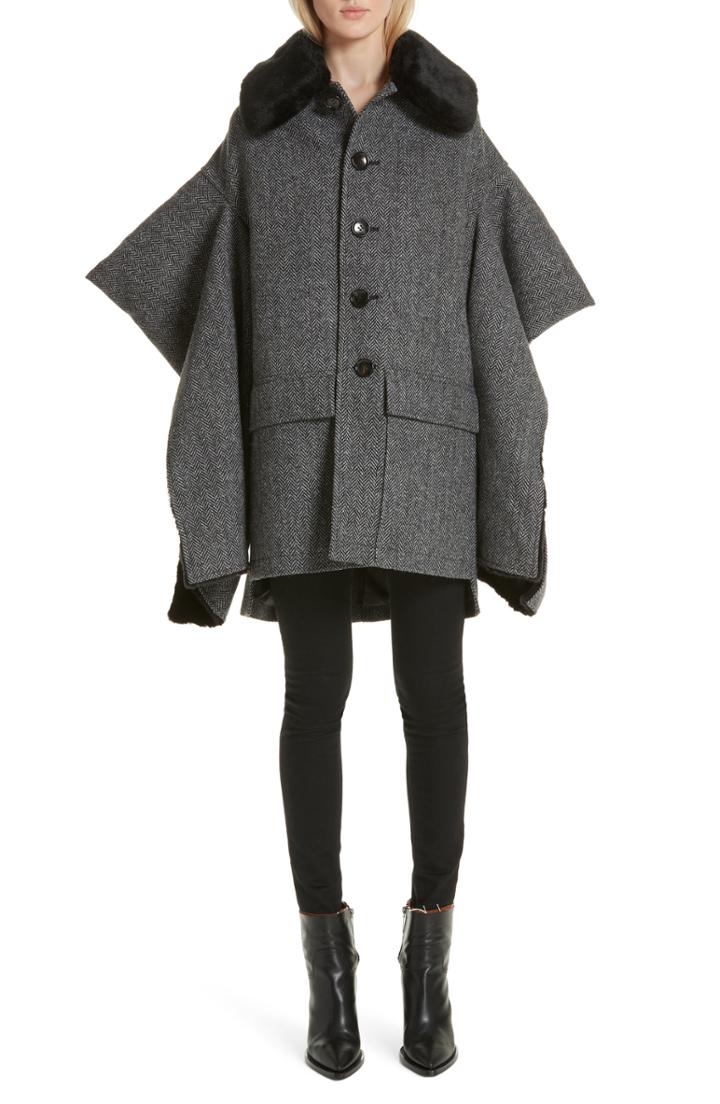 Women's Junya Watanabe Faux Fur Leopard Coat