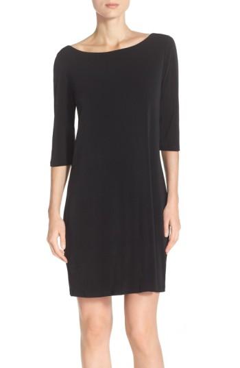 Women's Leota Dolman Sleeve Jersey Sheath Dress - Black