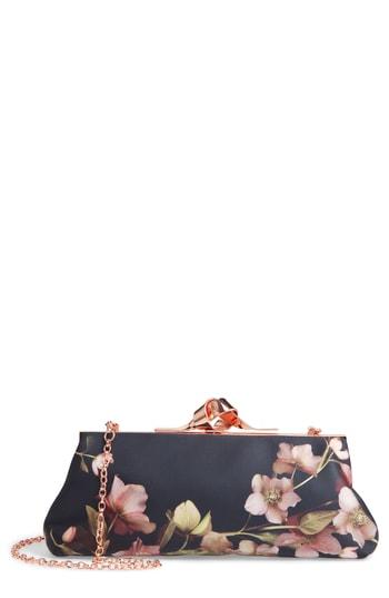 Ted Baker London Nataly Knot Frame Clutch - Blue