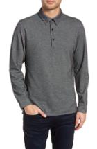 Men's Twentymetrictons Trim Micro Jacquard Polo Shirt, Size - Black