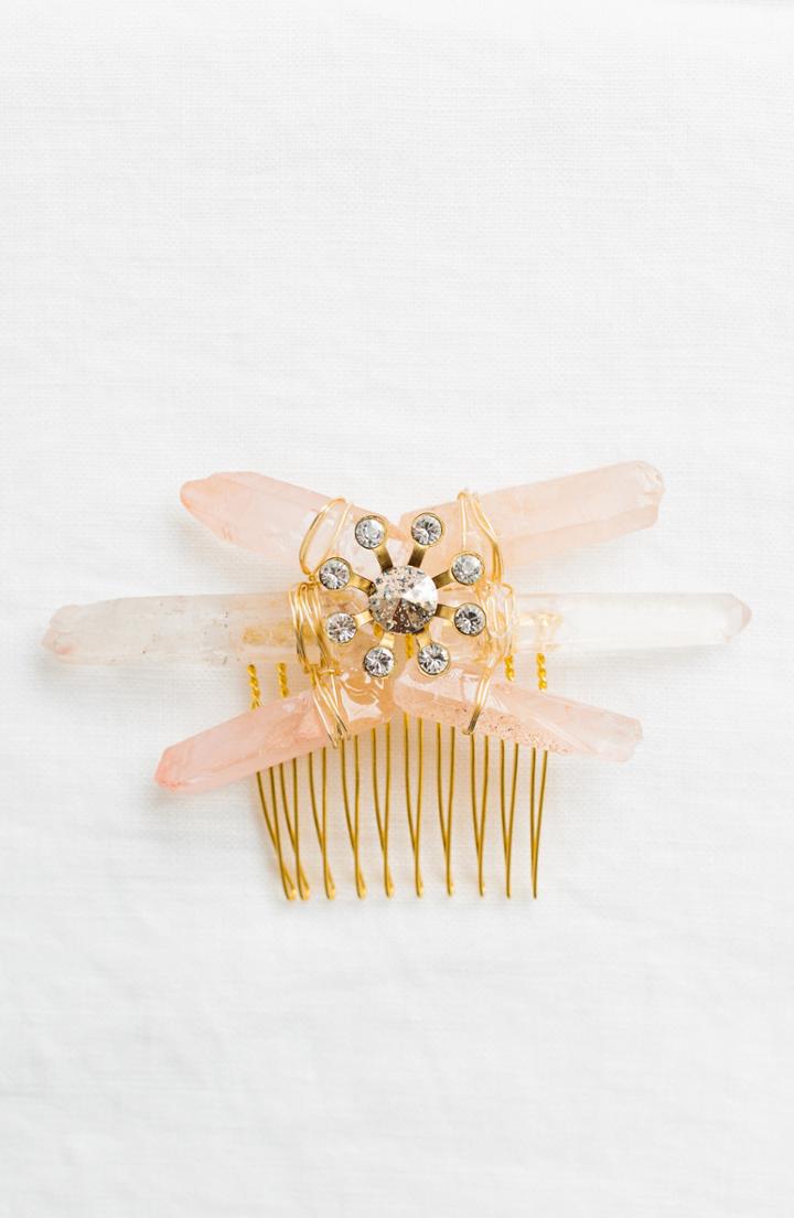 Emma Katzka Glow Quartz Comb