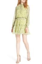 Women's Nsr Emma Floral Print Ruffle Dress - Yellow