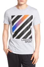 Men's Lacoste Angled Graphic T-shirt (xl) - Grey