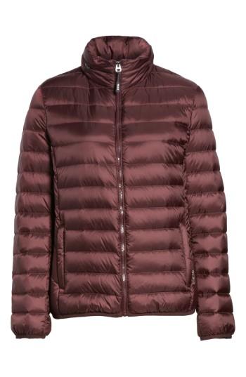 Women's Tumi 'pax On The Go' Packable Quilted Jacket - Red
