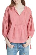Women's The Great. The Panel Tunic Top - Pink
