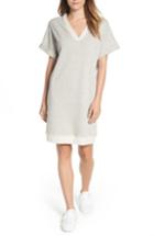 Women's Caslon Off-duty French Terry Dress - Grey