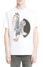 Men's Neil Barrett Mechanical Owl Graphic T-shirt