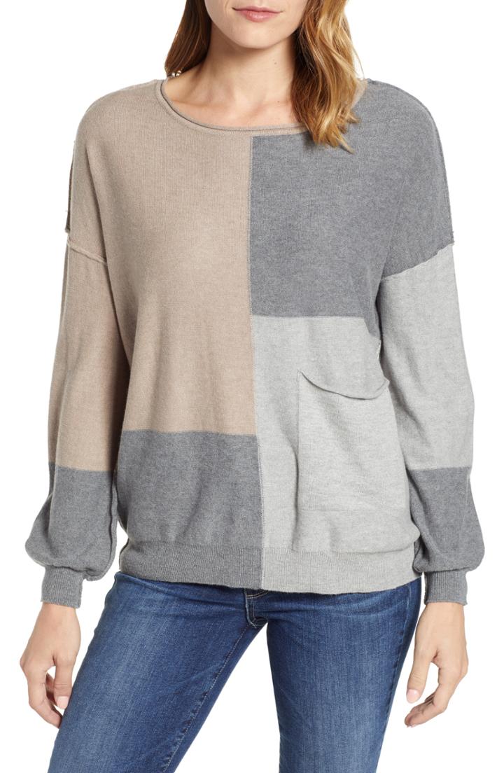 Women's Wit & Wisdom Colorblock Sweater