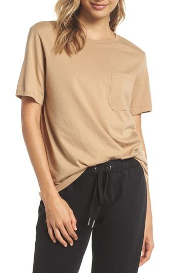 Women's Richer Poorer Pocket Tee - Beige