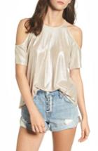 Women's Love, Fire Shine Cold Shoulder Top