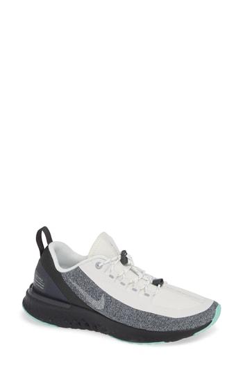 Women's Nike Odyssey React Shield Water Repellent Running Shoe M - White