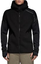 Men's Adidas Z.n.e. Doubleknit Fleece Zip Hoodie - Black