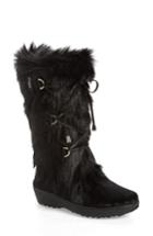 Women's Pajar Davos Genuine Goat Fur Boot -5.5us / 36eu - Black