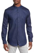Men's 7 Diamonds Lifting The Sea Woven Shirt, Size - Blue