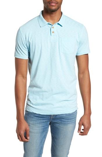 Men's Vintage 1946 Slub Polo - Blue