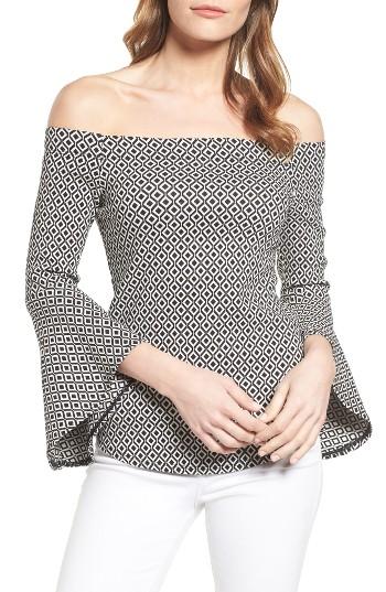 Women's Karen Kane Off The Shoulder Jacquard Top