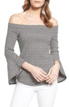 Women's Karen Kane Off The Shoulder Jacquard Top