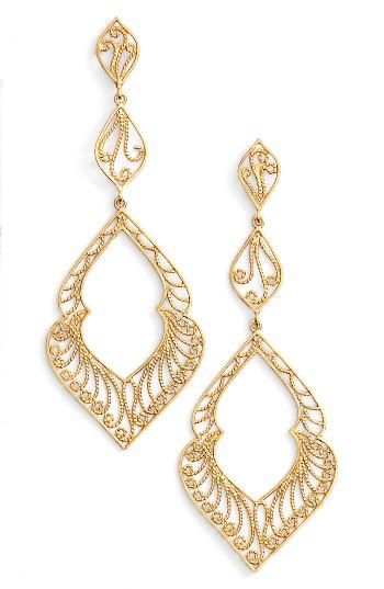 Women's Argento Vivo Marquee Drop Earrings