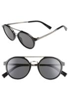 Men's Ermenegildo Zegna Retro 50mm Sunglasses - Black/ Light Ruth/ Dark Grey