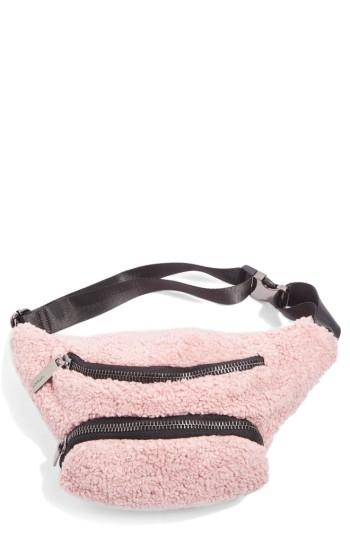 Topshop Benny Borg Belt Bag - Pink