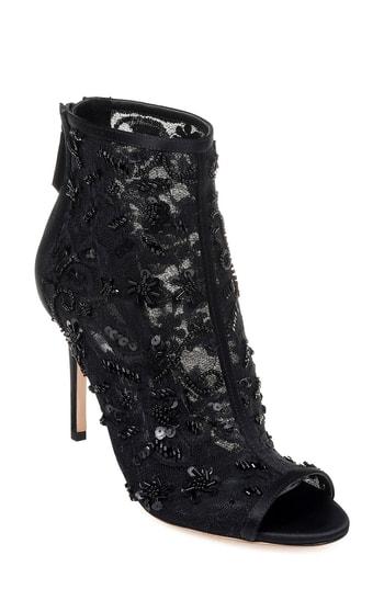Women's Badgley Mischka Verona Peep Toe Bootie