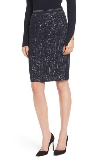 Women's Boss Veleara Pencil Skirt - Blue
